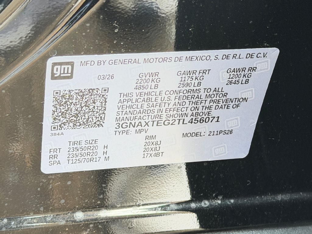 New 2026 Chevrolet Equinox RS w/ Convenience Package III AWD/4WD image 36