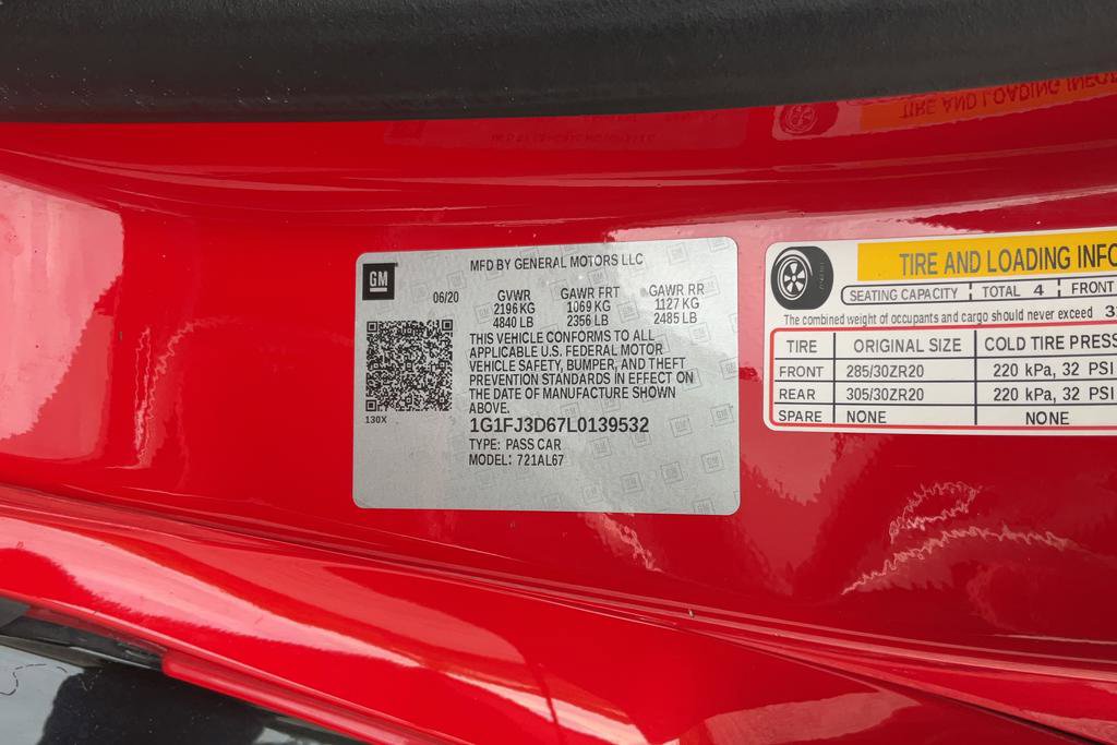 Used 2020 Chevrolet Camaro ZL1 RWD image 26