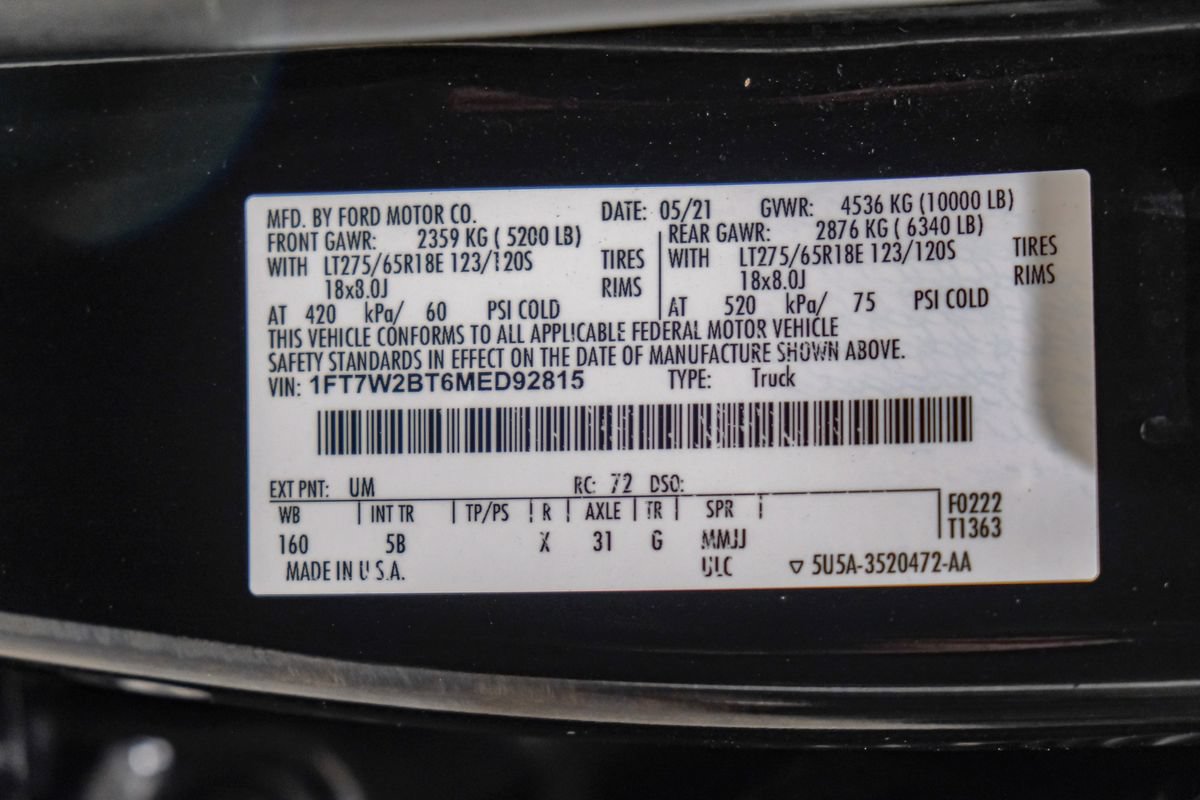 Used 2021 Ford F250 Lariat w/ Lariat Value Package AWD/4WD image 68