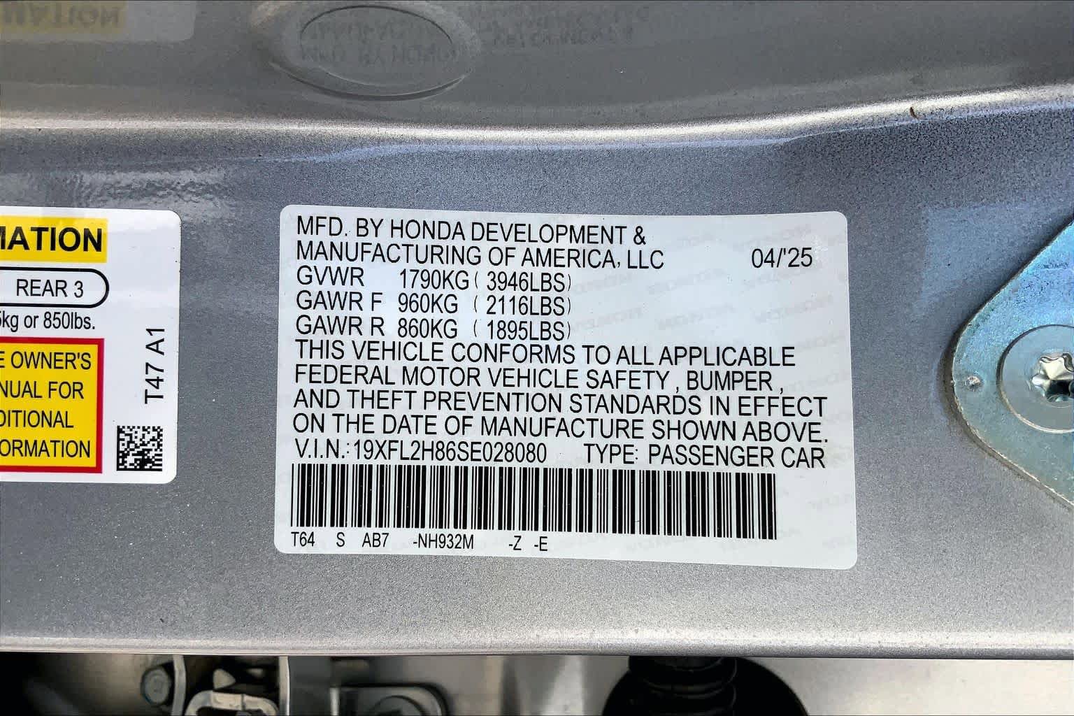 Used 2025 Honda Civic Sport image 33