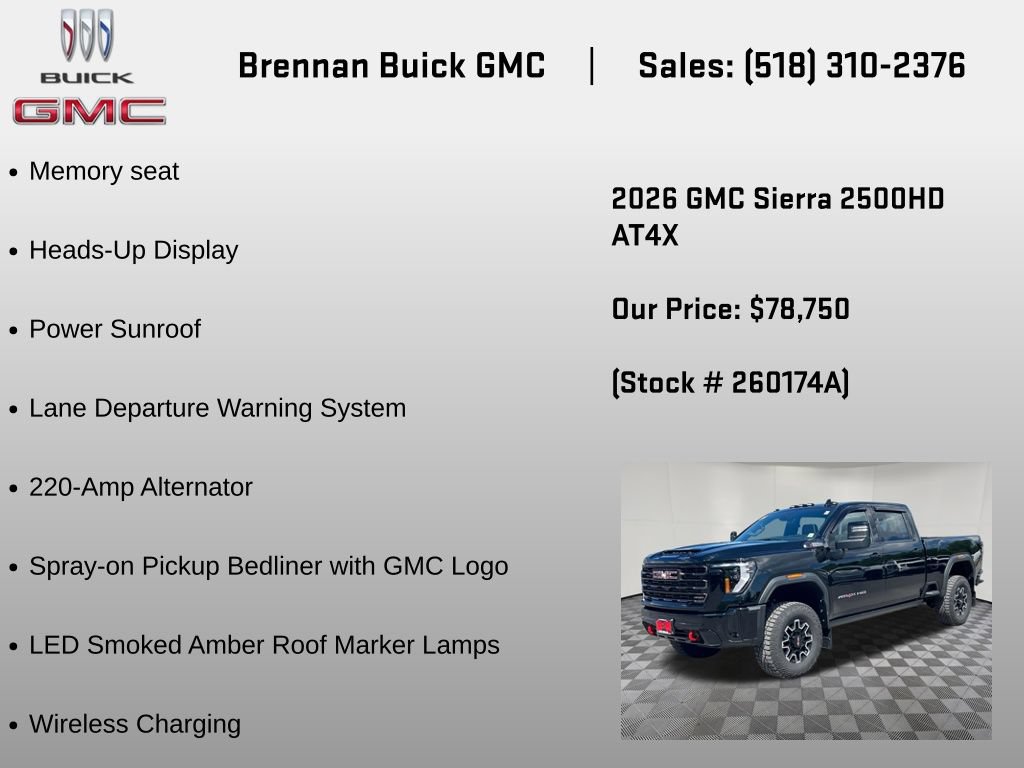 Certified 2026 GMC Sierra 2500 AT4X AWD/4WD image 12