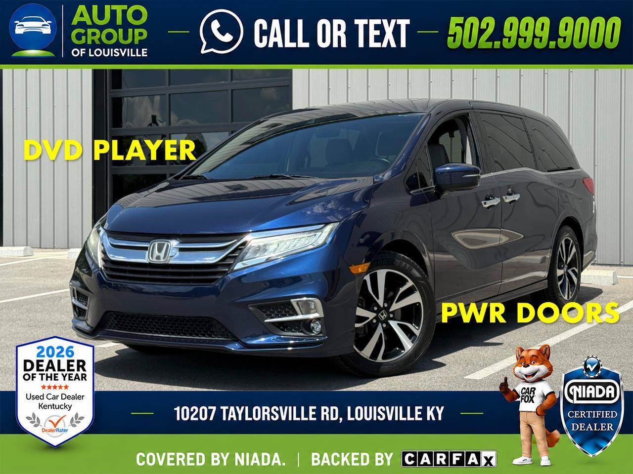 Used 2018 Honda Odyssey Elite