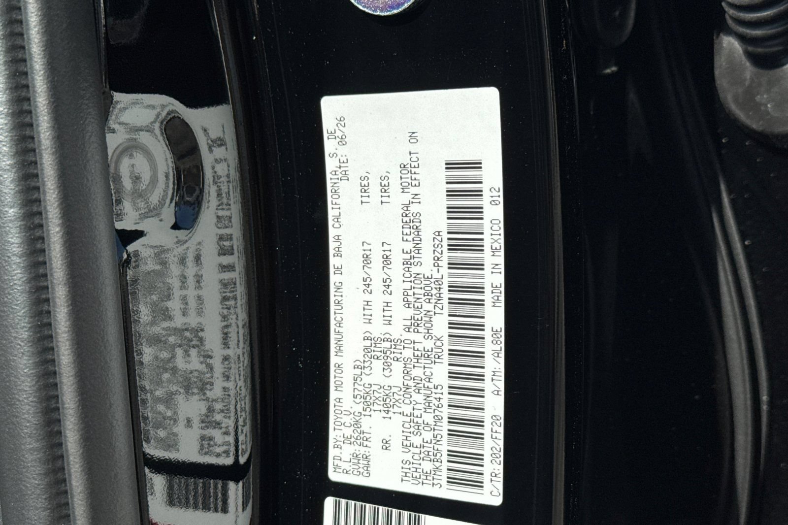 New 2026 Toyota Tacoma SR5 RWD image 33
