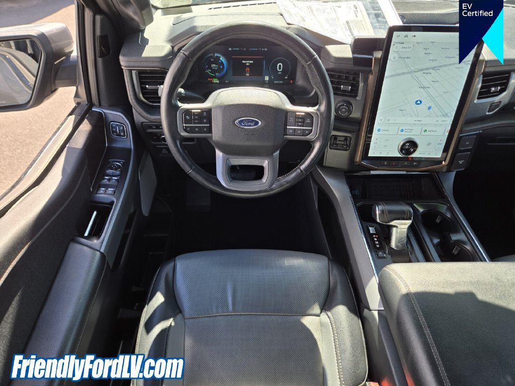 Certified 2023 Ford F150 Lightning Lariat w/ Equipment Group 511A High AWD/4WD image 14