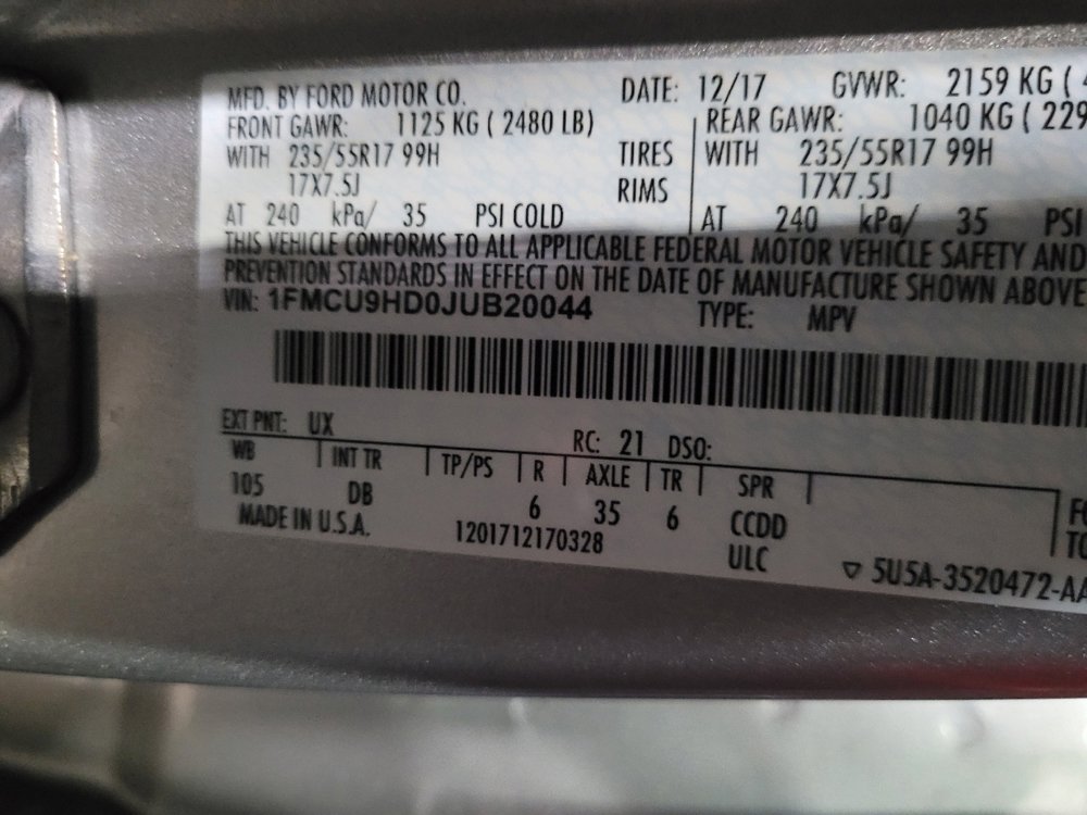 Used 2018 Ford Escape SEL image 33