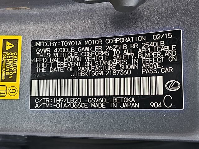 Used 2015 Lexus ES 350 w/ Luxury Package image 36