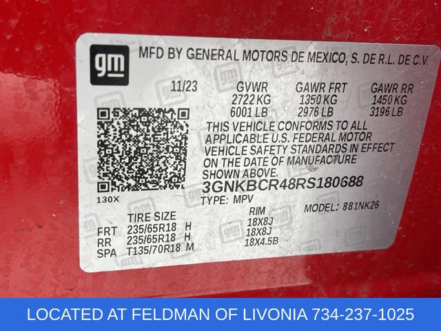 Certified 2024 Chevrolet Blazer LT w/ Convenience Package image 32