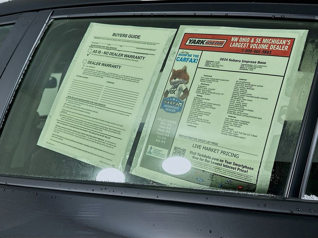 Certified 2024 Subaru Impreza 2.0i image 13