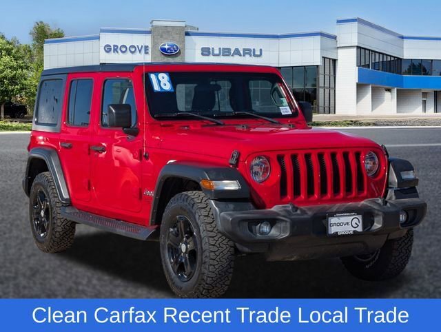 Used 2018 Jeep Wrangler Unlimited Sport S