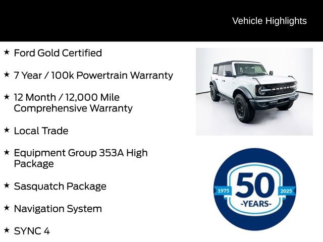 Certified 2022 Ford Bronco Wildtrak image 6