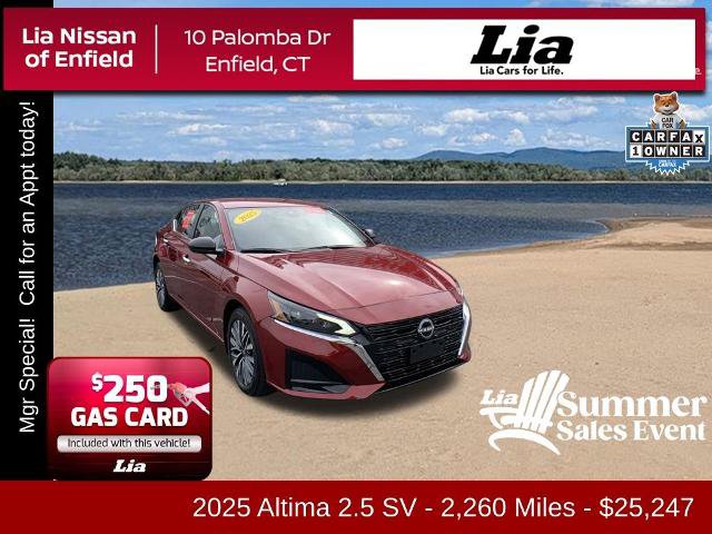 Certified 2025 Nissan Altima 2.5 SV AWD/4WD image 1