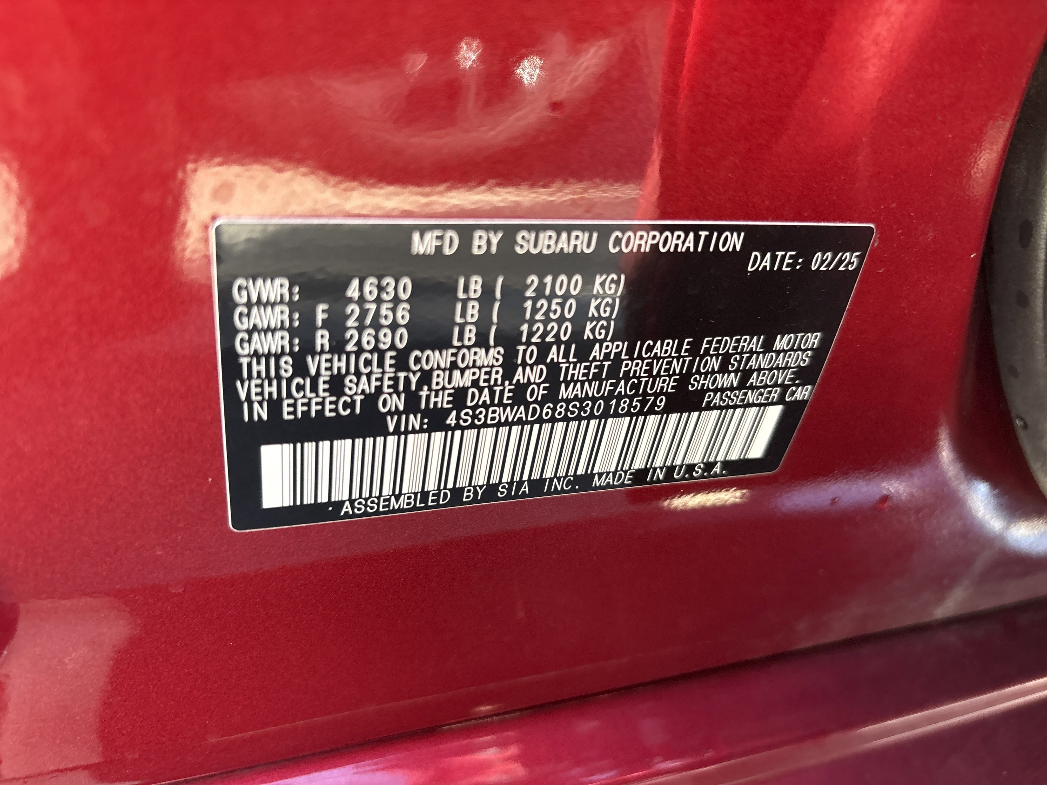 Used 2025 Subaru Legacy Premium image 35