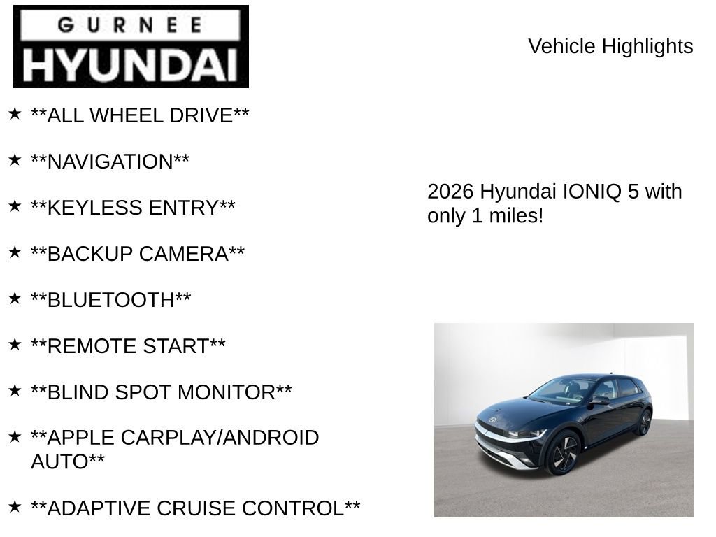 New 2026 Hyundai Ioniq 5 SE AWD/4WD image 8