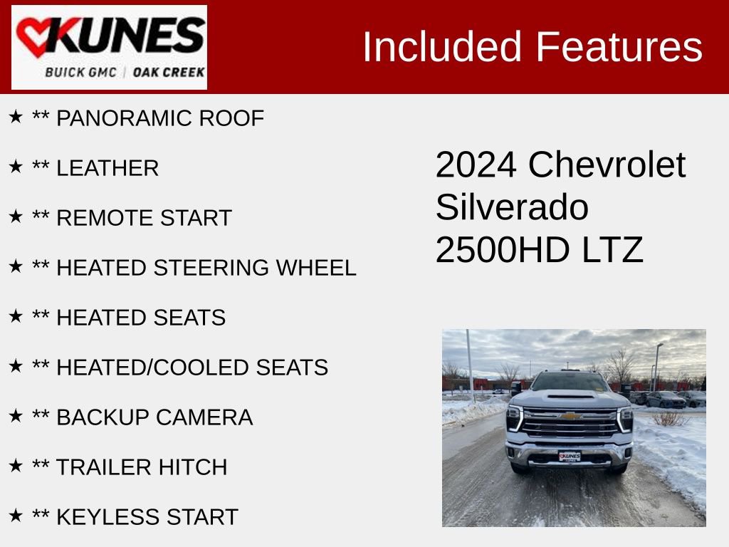Used 2024 Chevrolet Silverado 2500 LTZ w/ LTZ Plus Package image 2