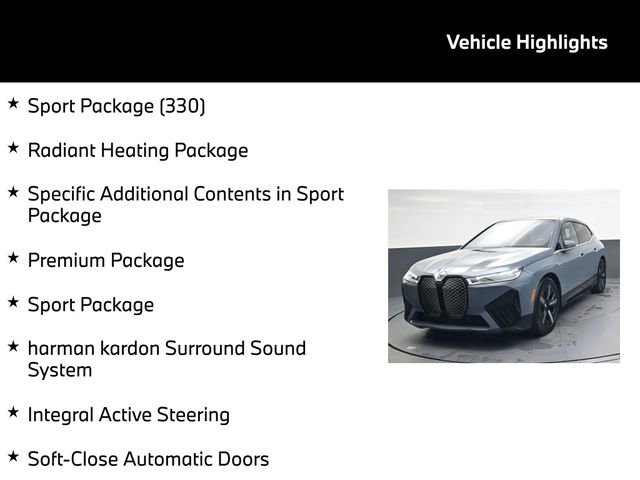 Used 2023 BMW iX xDrive50 w/ Premium Package image 5