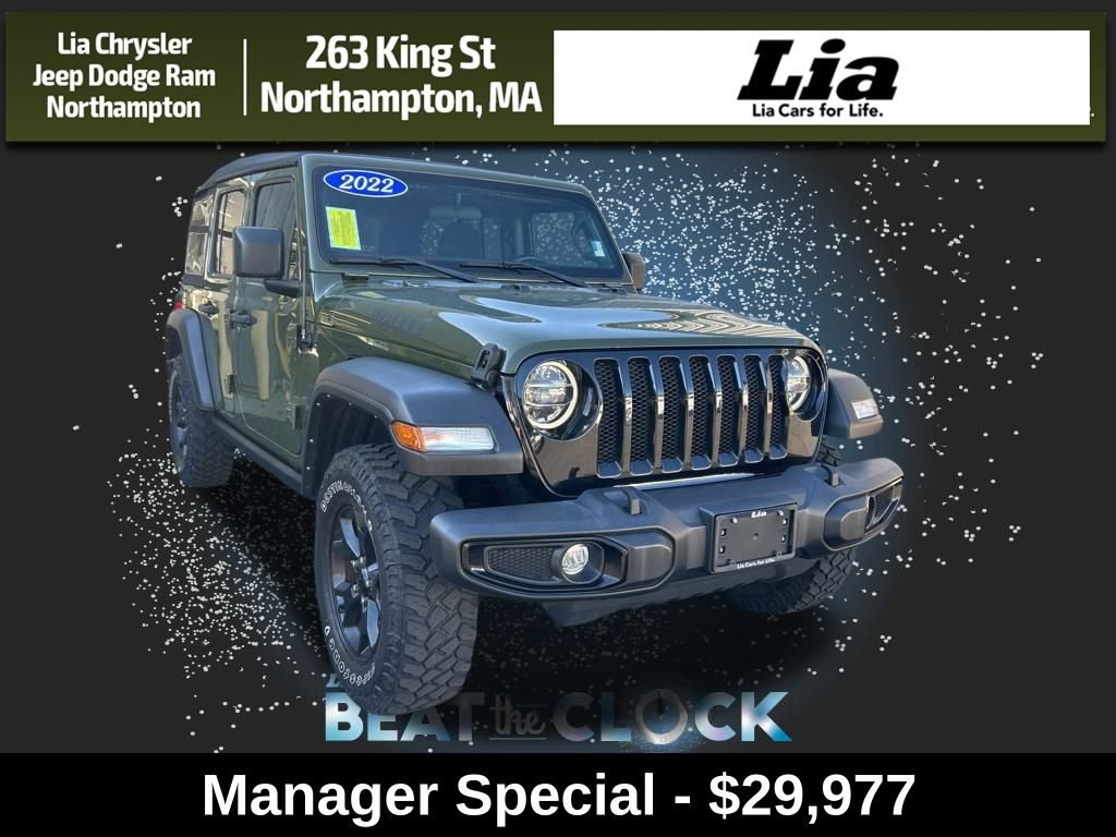 Used 2022 Jeep Wrangler Unlimited Sport