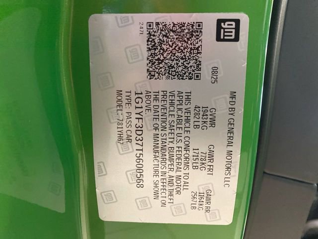 New 2026 Chevrolet Corvette Z06 w/ Battery Protection Package image 20