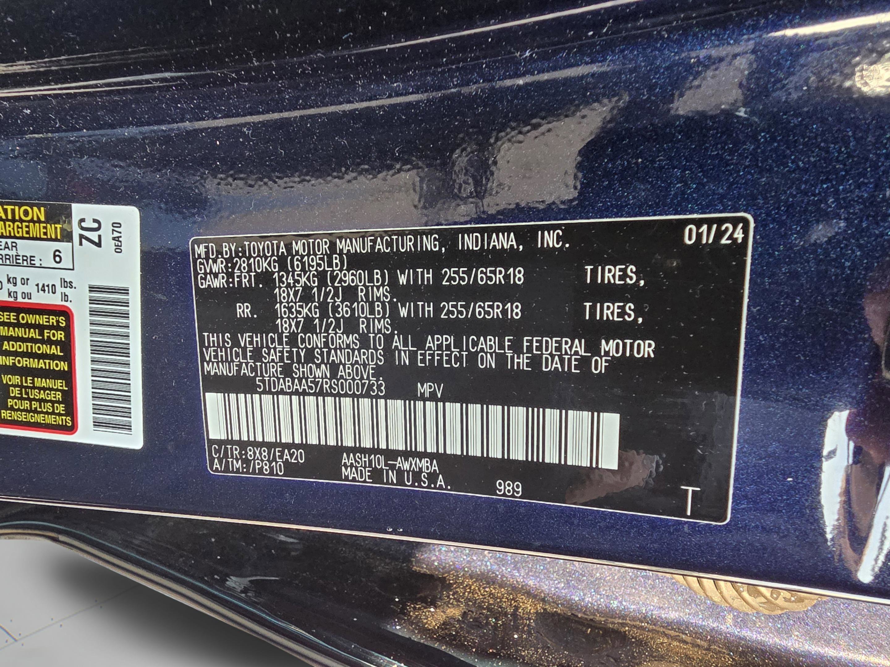 Used 2024 Toyota Grand Highlander XLE image 29