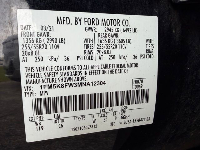 Used 2021 Ford Explorer Limited w/ Hybrid Equipment Group 310A AWD/4WD image 45
