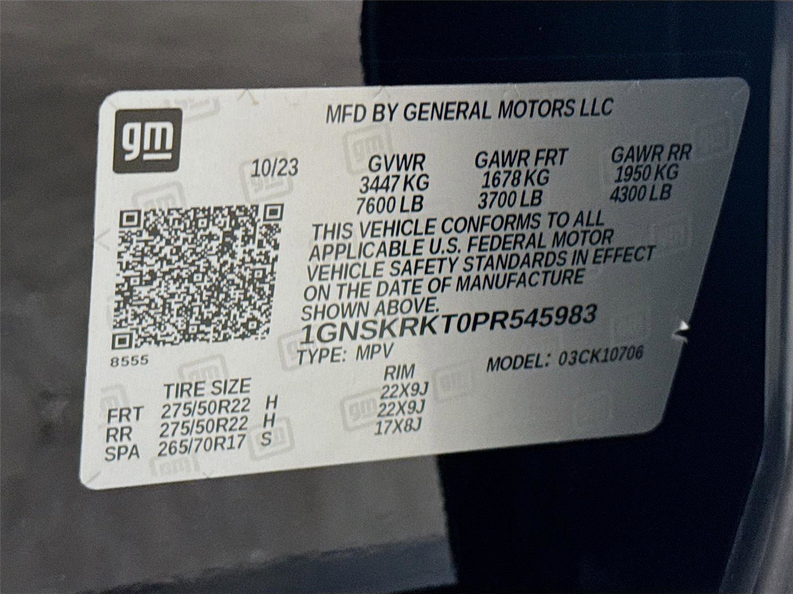 Used 2023 Chevrolet Tahoe RST w/ Luxury Package image 12