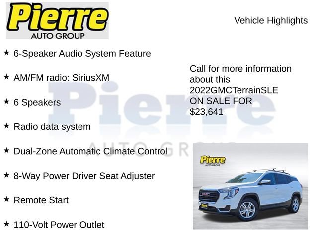 Used 2022 GMC Terrain SLE w/ Driver Convenience Package AWD/4WD image 15
