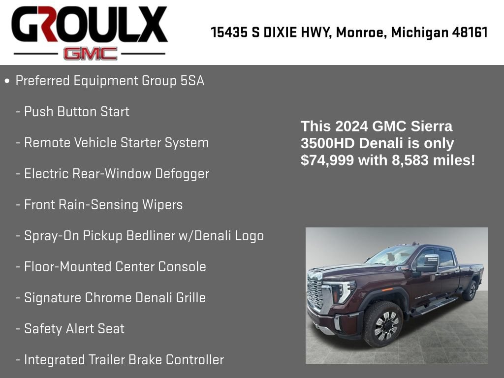 Used 2024 GMC Sierra 3500 Denali w/ Technology Package AWD/4WD image 15