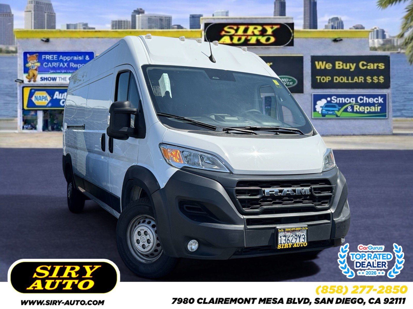 Used 2024 RAM ProMaster 2500 w/ Convenience Group FWD image 1