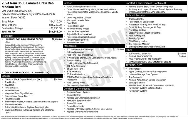 Used 2024 RAM 3500 Laramie image 32