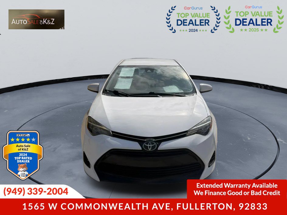 Used 2017 Toyota Corolla LE w/ Carpet Mat Package (TMS) FWD image 2