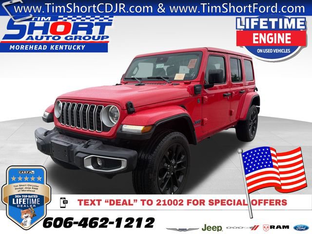 Used 2025 Jeep Wrangler Unlimited Sahara w/ Safety Group AWD/4WD 360° Tour