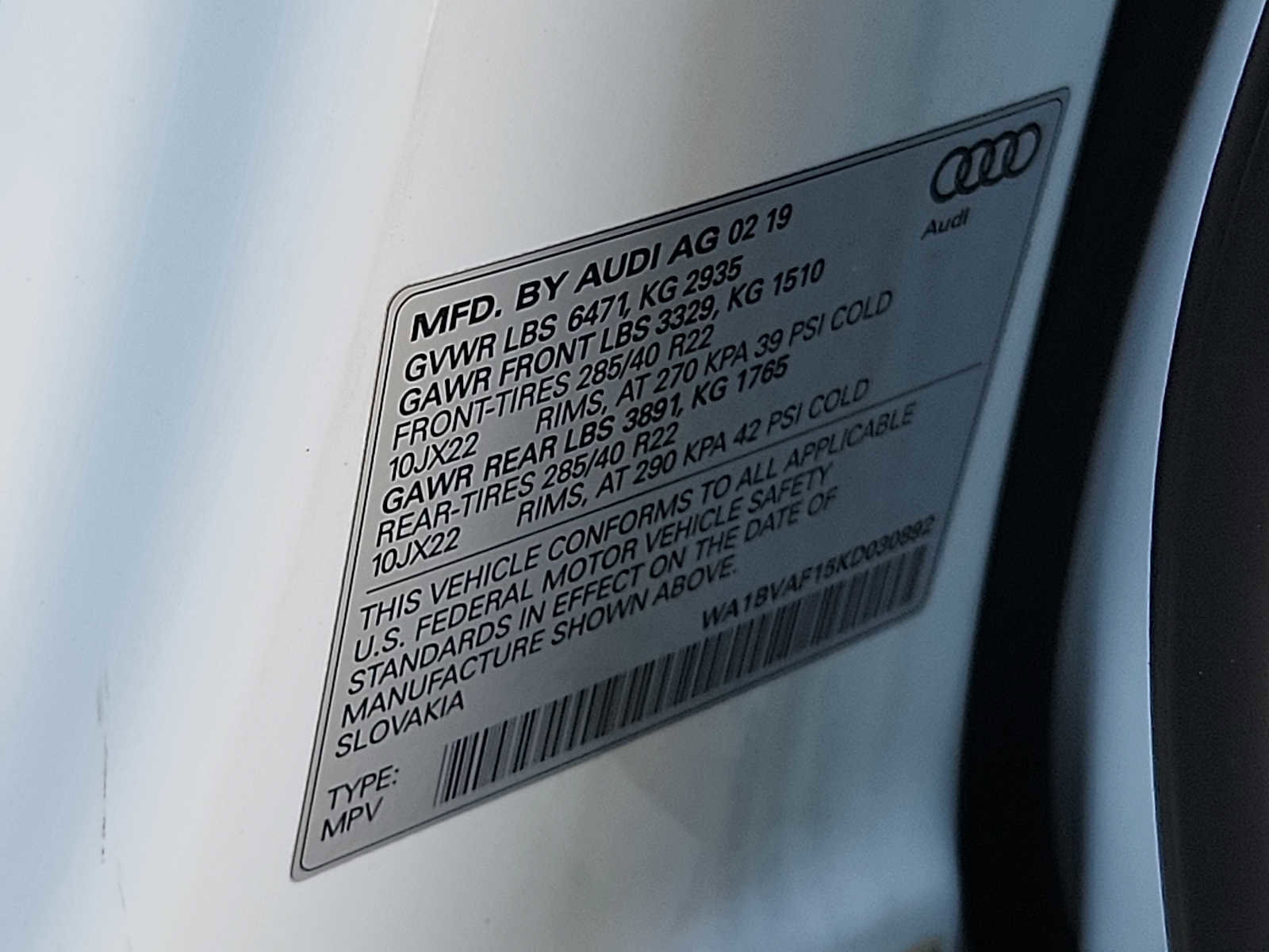 Used 2019 Audi Q8 Premium Plus w/ Premium Plus image 25