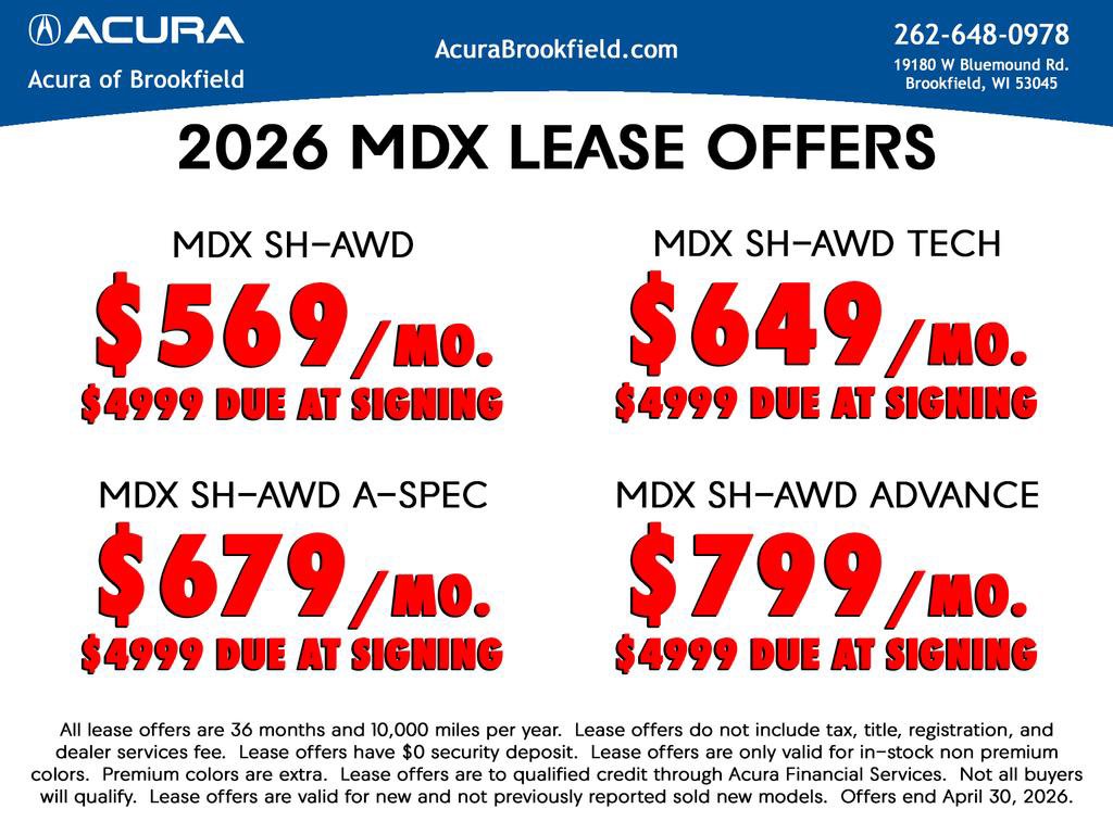 New 2026 Acura MDX w/ Advance Package image 16