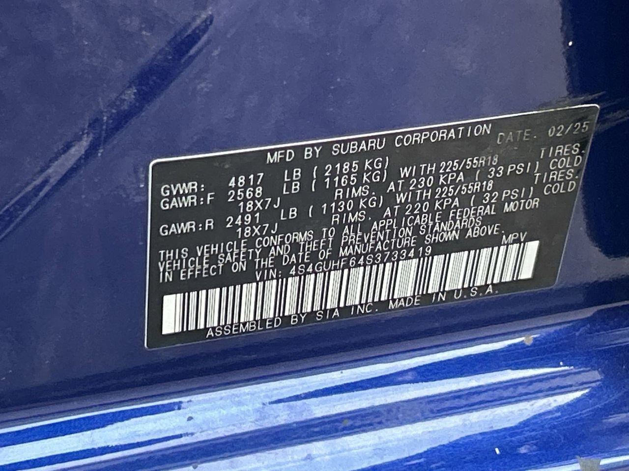 Certified 2025 Subaru Crosstrek 2.5i Sport w/ Crosstrek Mirror Package image 29