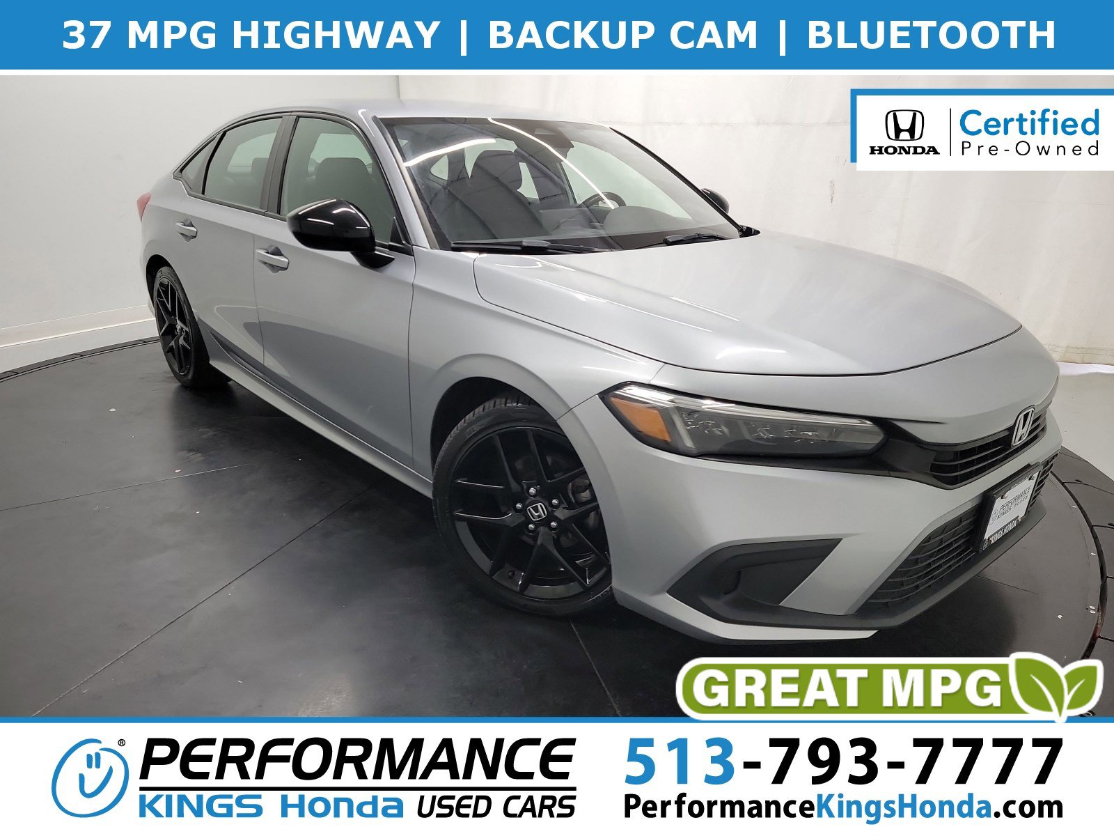 Certified 2022 Honda Civic Sport
