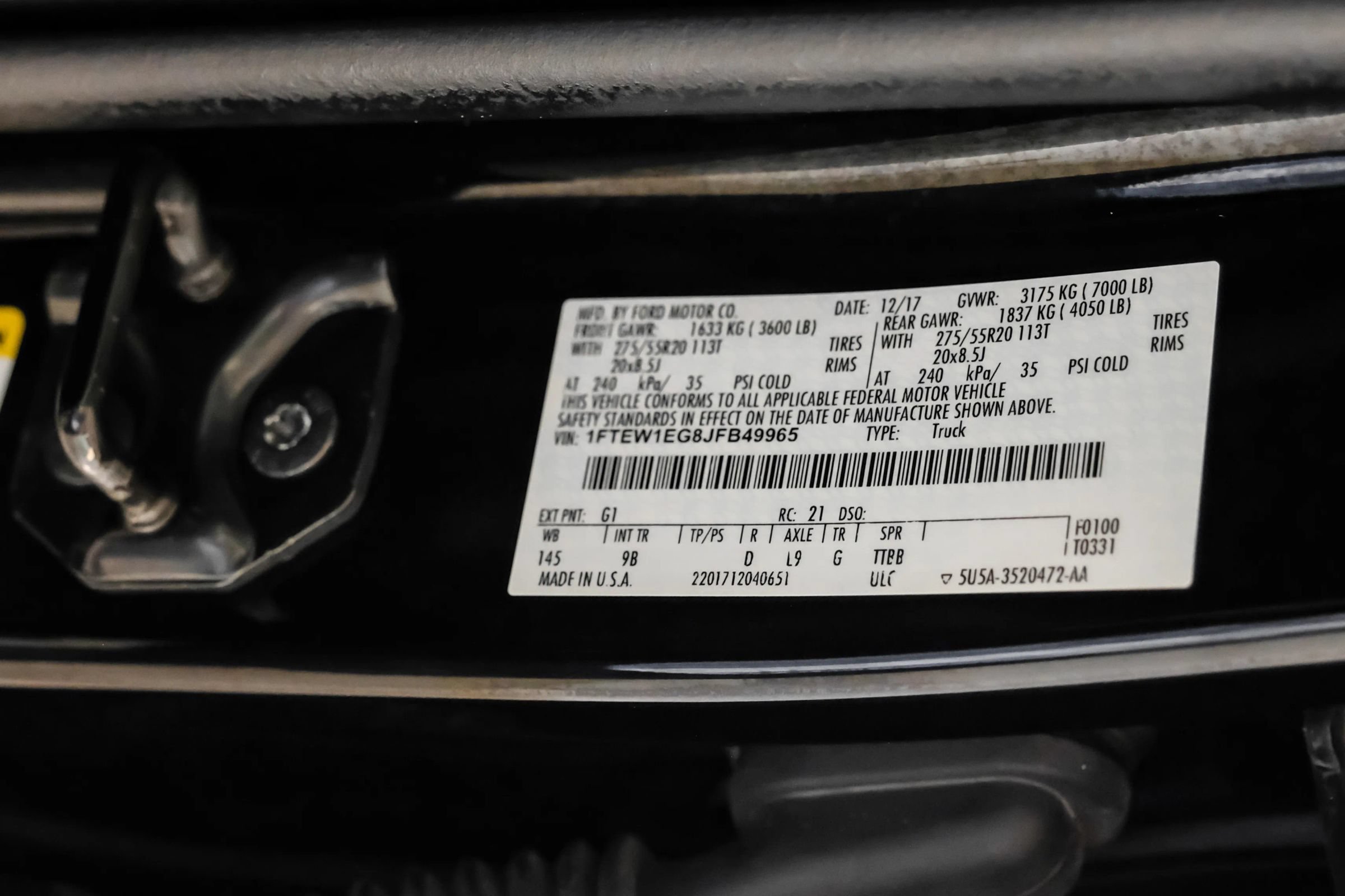 Used 2018 Ford F150 Platinum w/ Equipment Group 701A Luxury AWD/4WD image 52