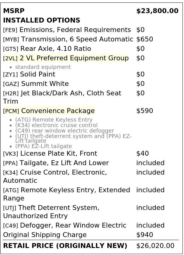 Used 2016 GMC Canyon W/T w/ Convenience Package RWD image 4