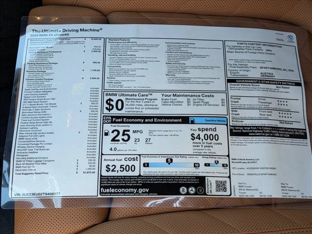 New 2026 BMW X5 xDrive40i AWD/4WD image 18