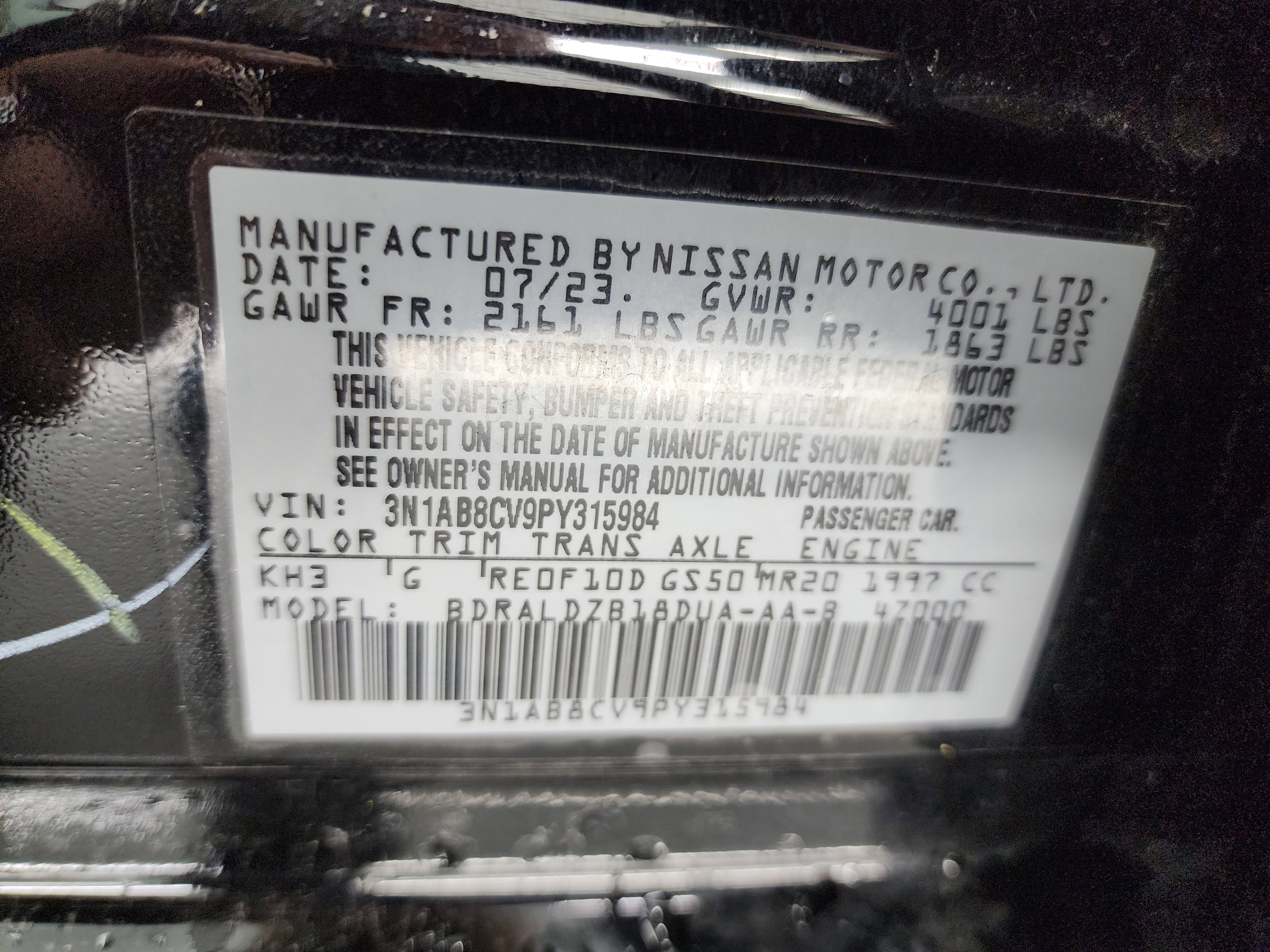 Used 2023 Nissan Sentra SV image 46