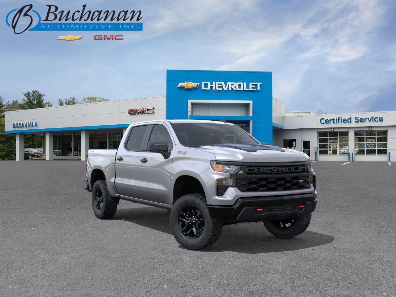 New 2026 Chevrolet Silverado 1500 Custom Trail Boss w/ LPO, Dark Essentials Package
