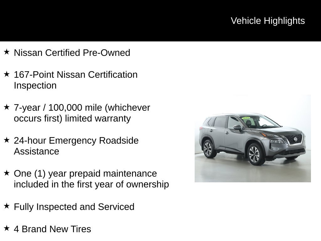 Certified 2023 Nissan Rogue SV w/ SV Premium B Package AWD/4WD image 4