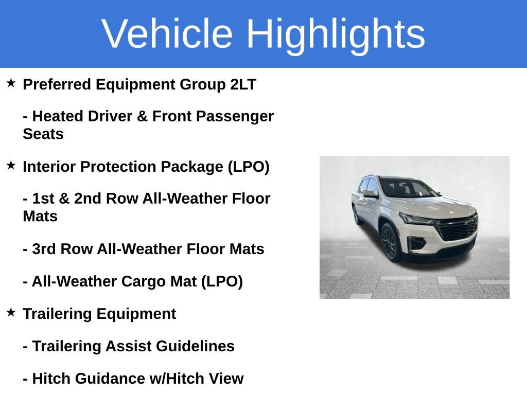 Used 2023 Chevrolet Traverse RS FWD image 4
