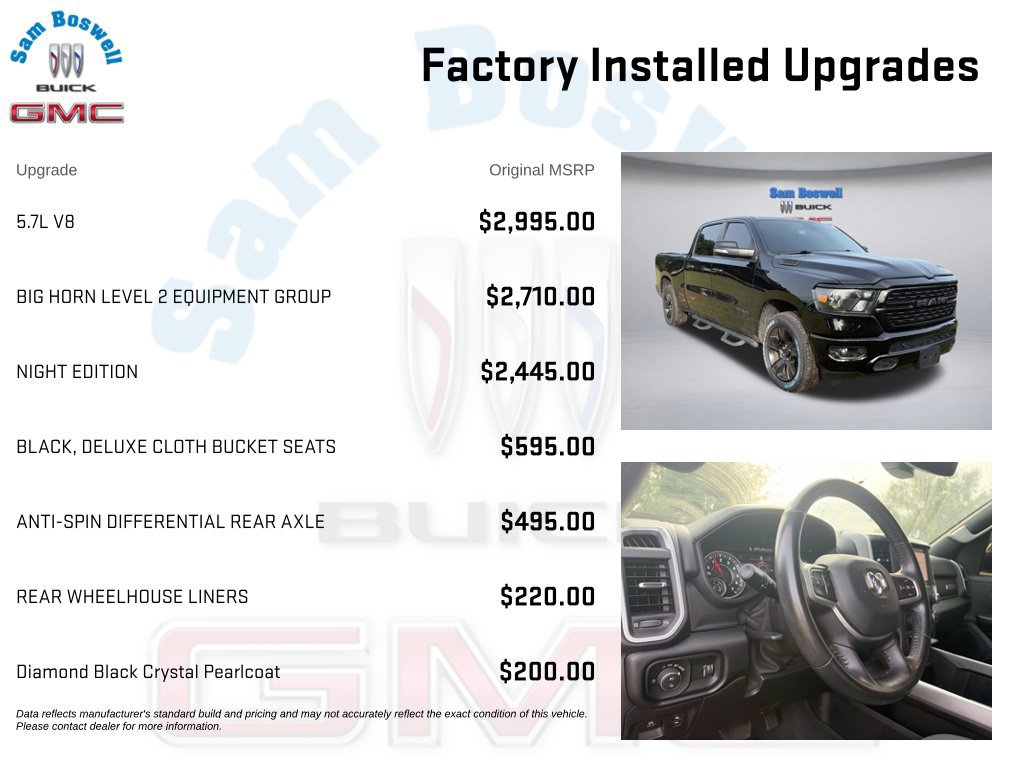 Used 2022 RAM 1500 Big Horn AWD/4WD image 4