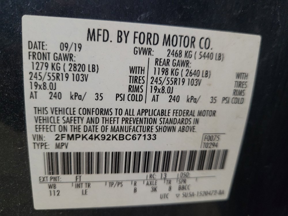 Used 2019 Ford Edge Titanium AWD/4WD image 33