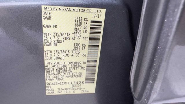 Used 2018 Nissan Murano SV w/ Premium Package FWD image 38