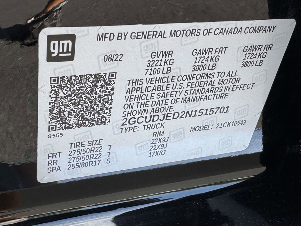 Used 2022 Chevrolet Silverado 1500 High Country w/ High Country Premium Package AWD/4WD image 28