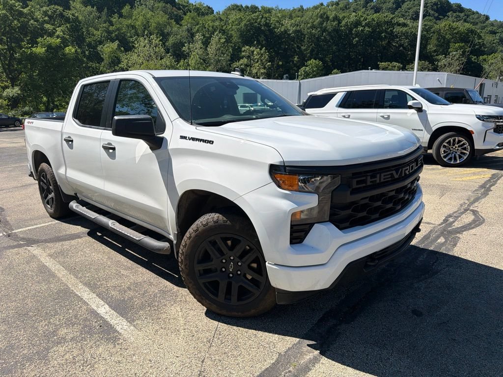 Certified 2024 Chevrolet Silverado 1500 Custom w/ Turbomax Blackout Package AWD/4WD image 7