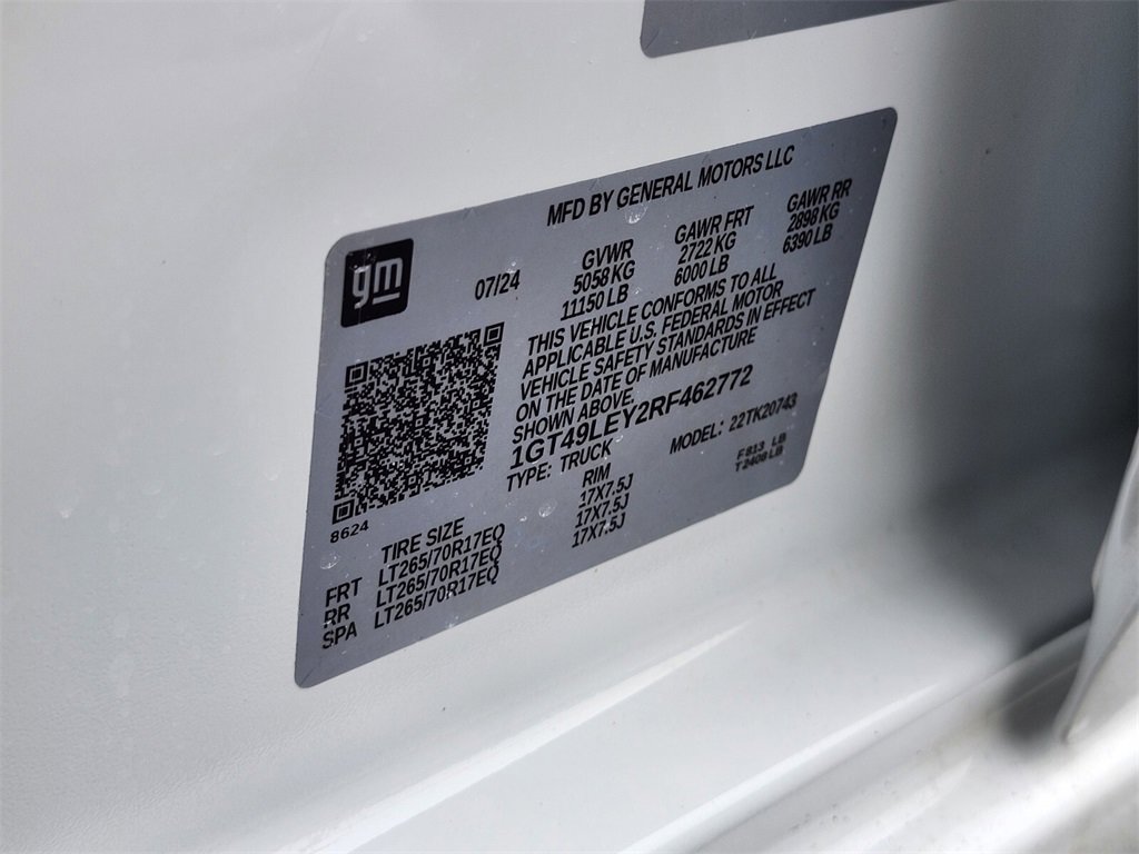 Used 2024 GMC Sierra 2500 Pro w/ 1SA Pro Safety Plus Package image 29