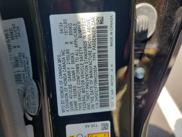 Used 2024 Honda Civic EX image 40