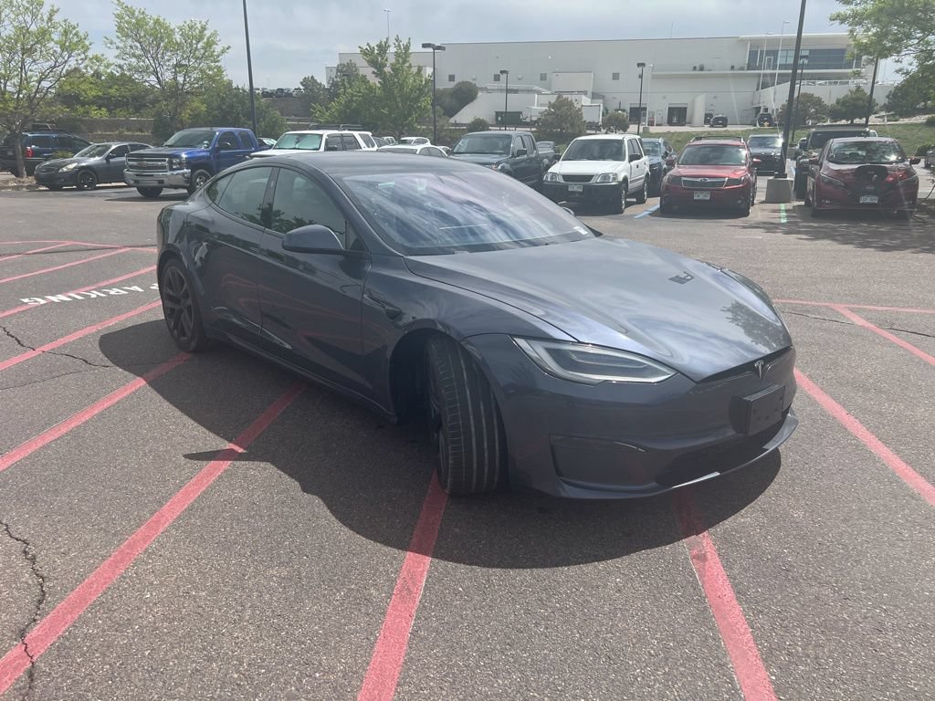 Used 2021 Tesla Model S Plaid AWD/4WD image 2
