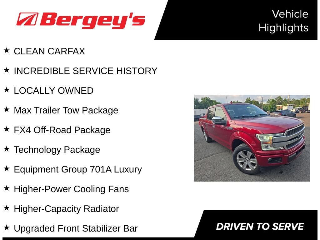 Used 2018 Ford F150 Platinum w/ Equipment Group 701A Luxury AWD/4WD image 5